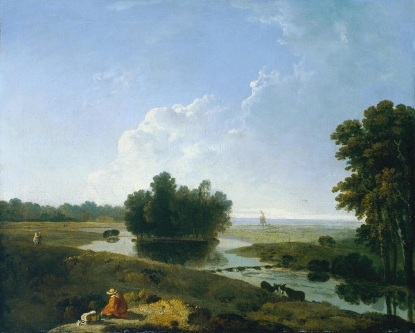 Girl by the river by Richard Wilson